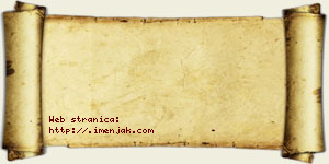 Negovanka Sklopić vizit kartica